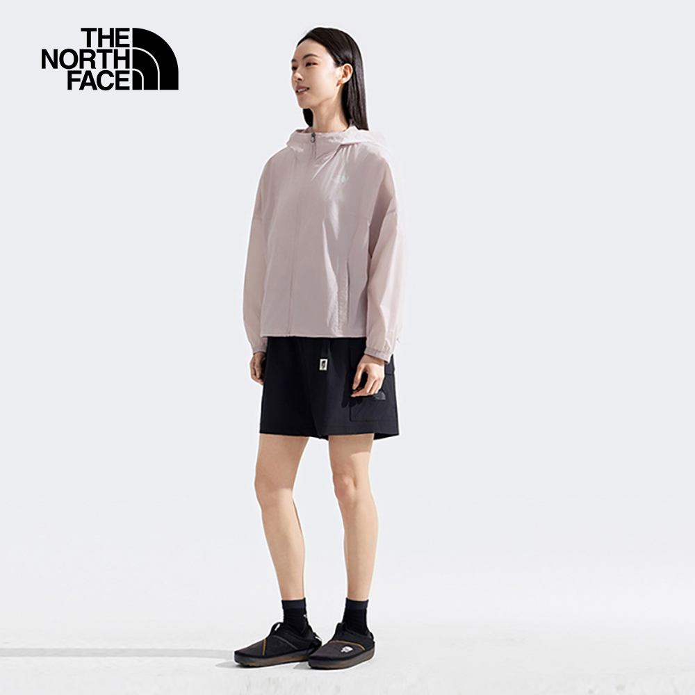 The North Face北面女款灰色DWR防潑水防風外套｜8C521OA