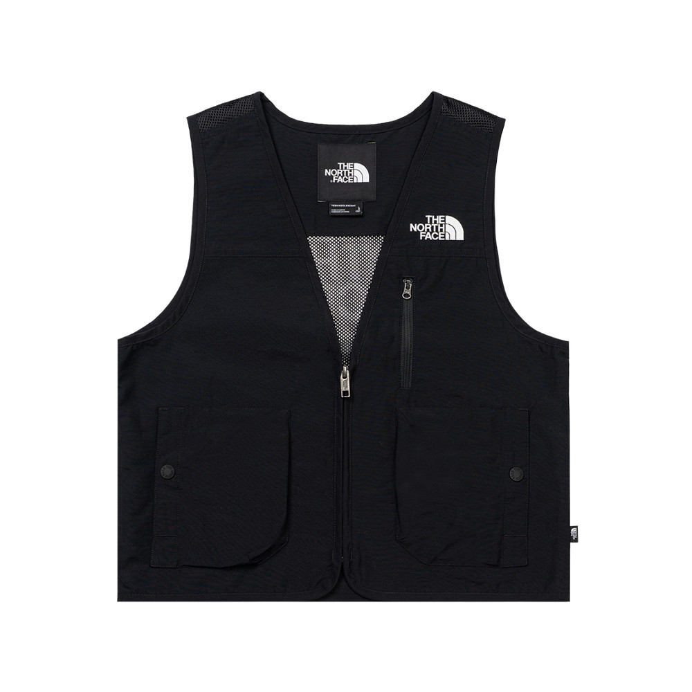 The North Face北面兒童黑色DWR防潑水背心｜8CM3JK3