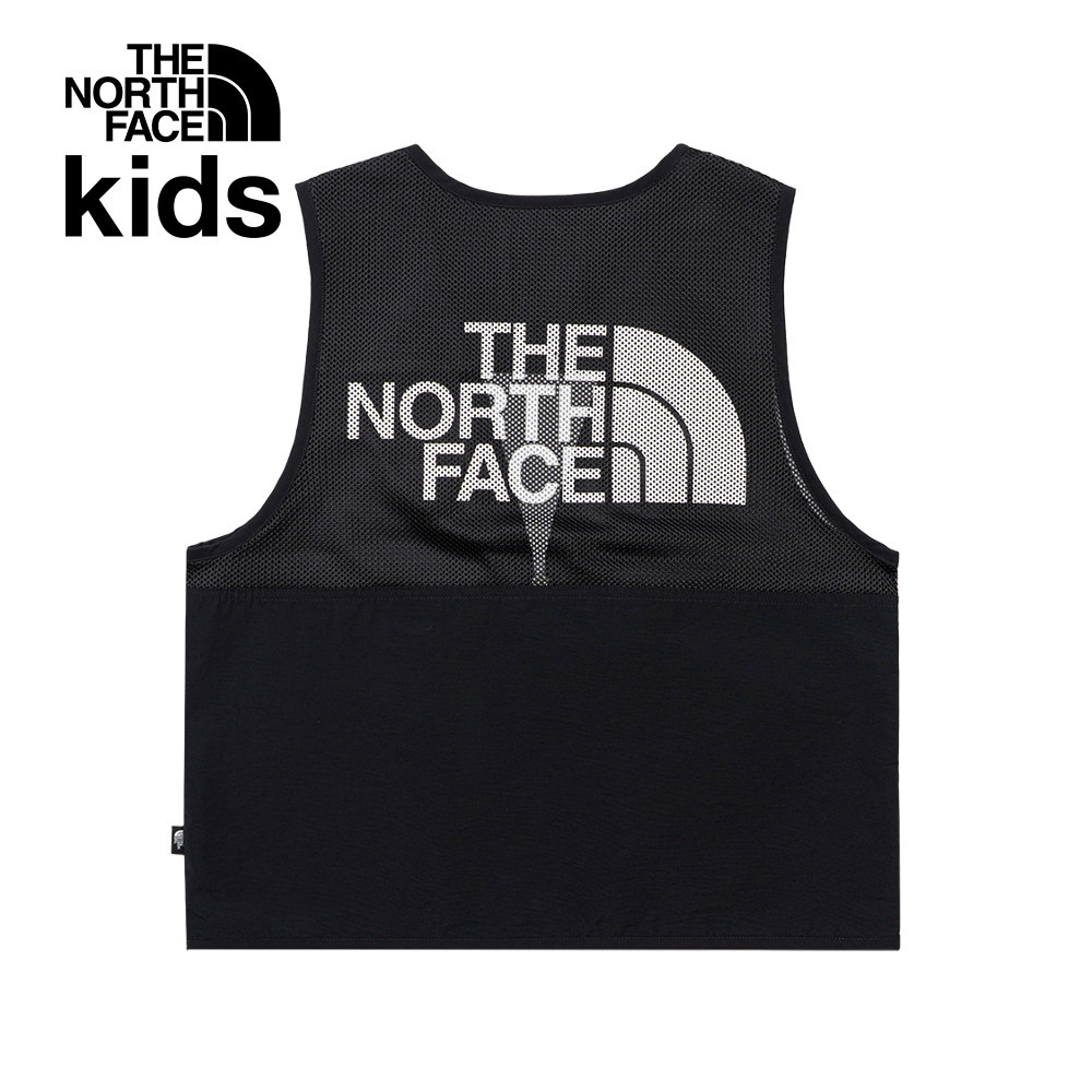 The North Face北面兒童黑色DWR防潑水背心｜8CM3JK3
