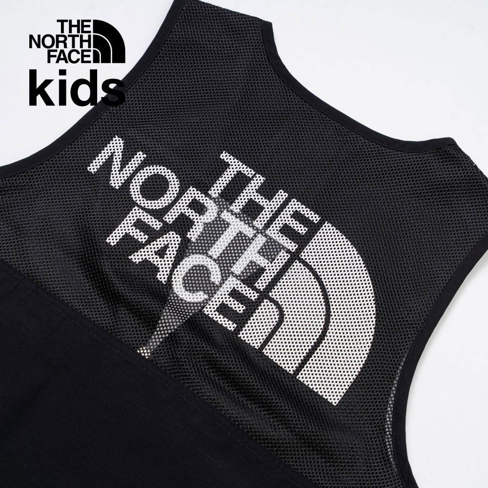 The North Face北面兒童黑色DWR防潑水背心｜8CM3JK3