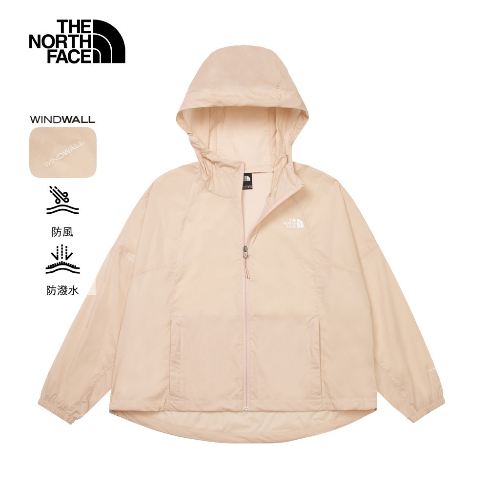 The North Face北面女款粉色DWR防潑水防風外套｜8C52LK6