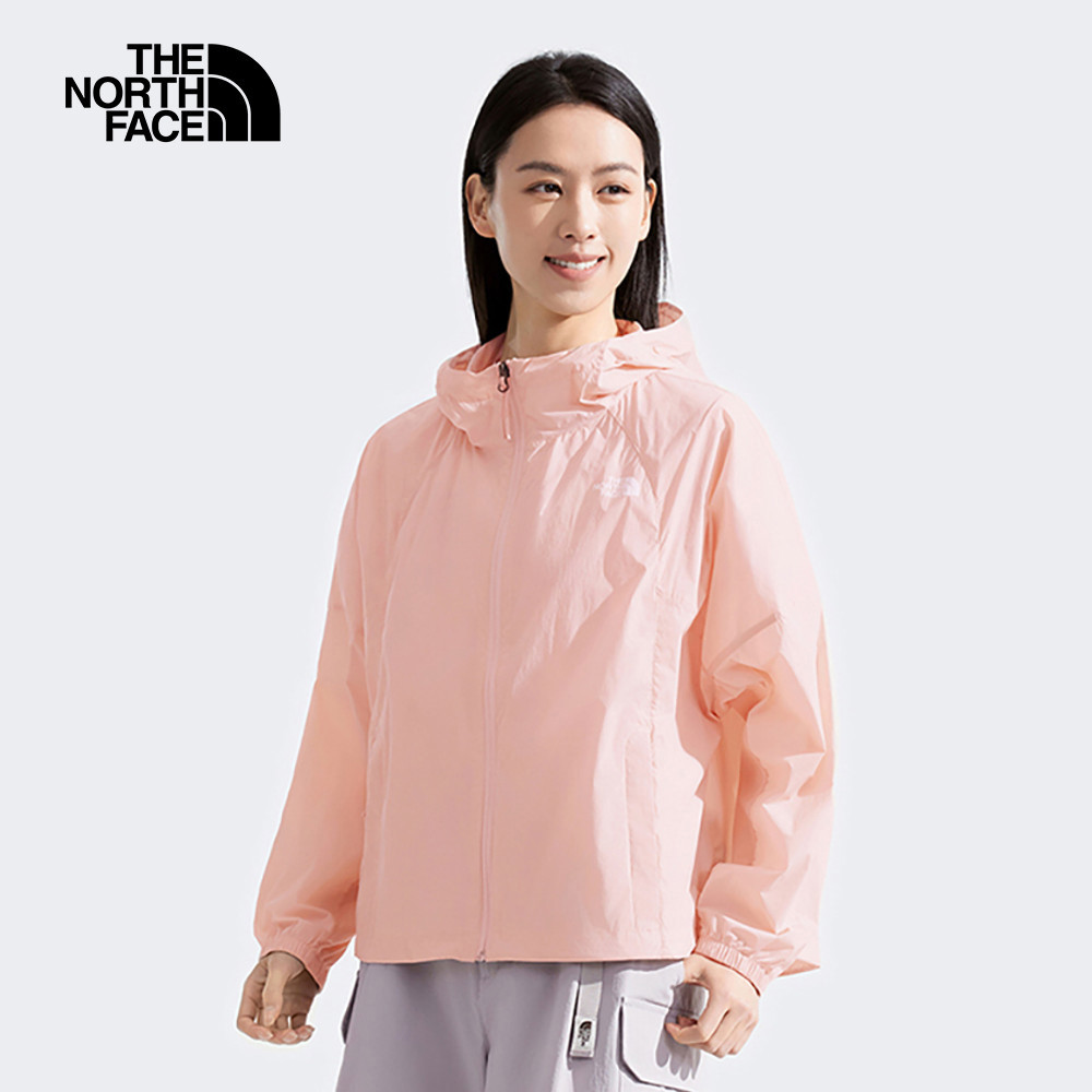 The North Face北面女款粉色DWR防潑水防風外套｜8C52LK6