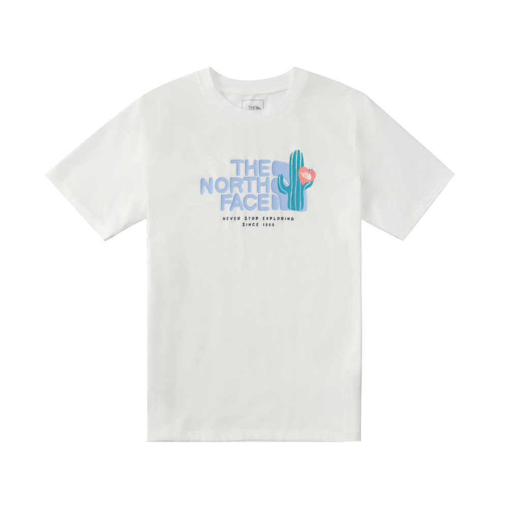 【10/27 00點限時搶購】The North Face北面兒童白色吸濕排汗短袖T恤｜8DCRFN4