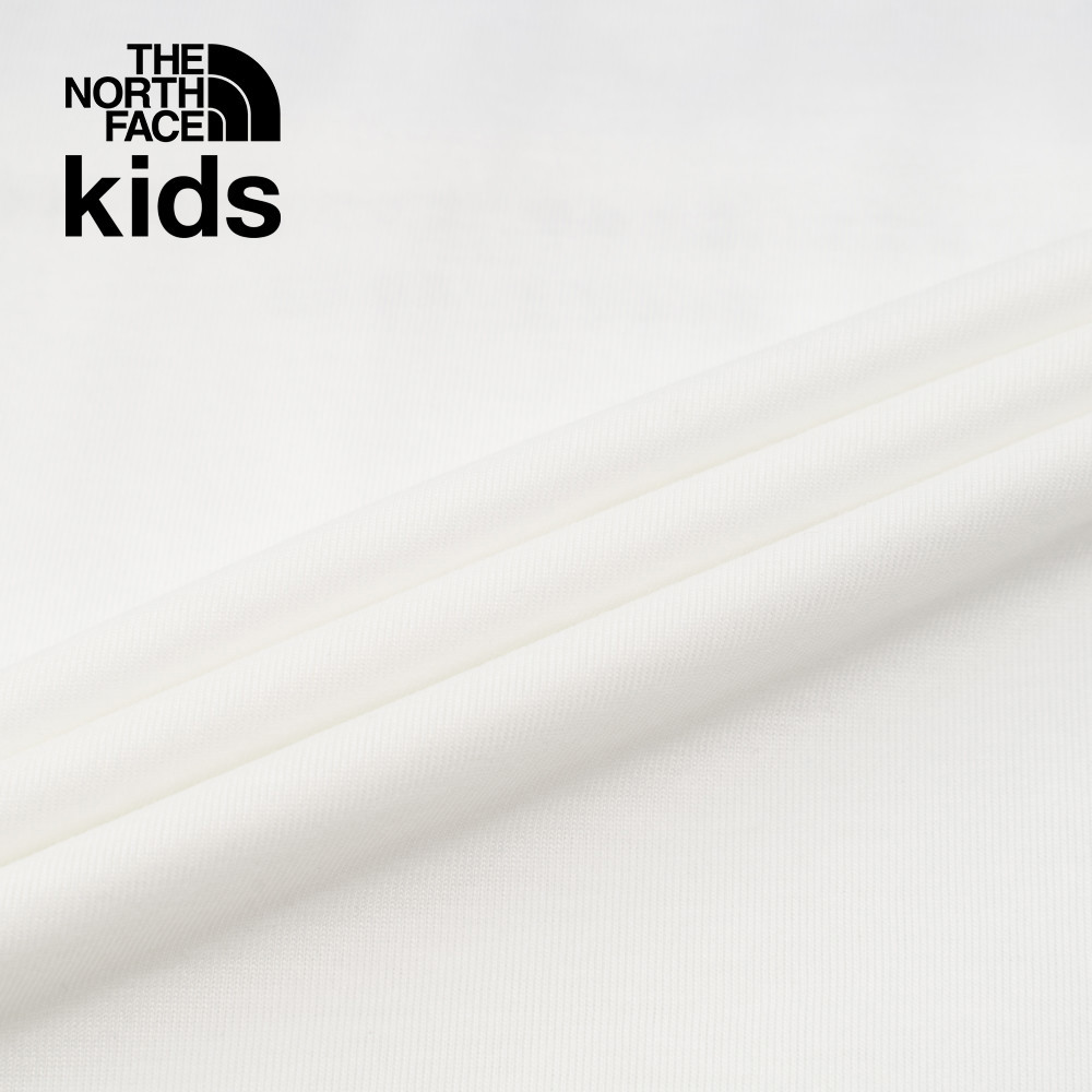 【10/27 00點限時搶購】The North Face北面兒童白色吸濕排汗短袖T恤｜8DCRFN4