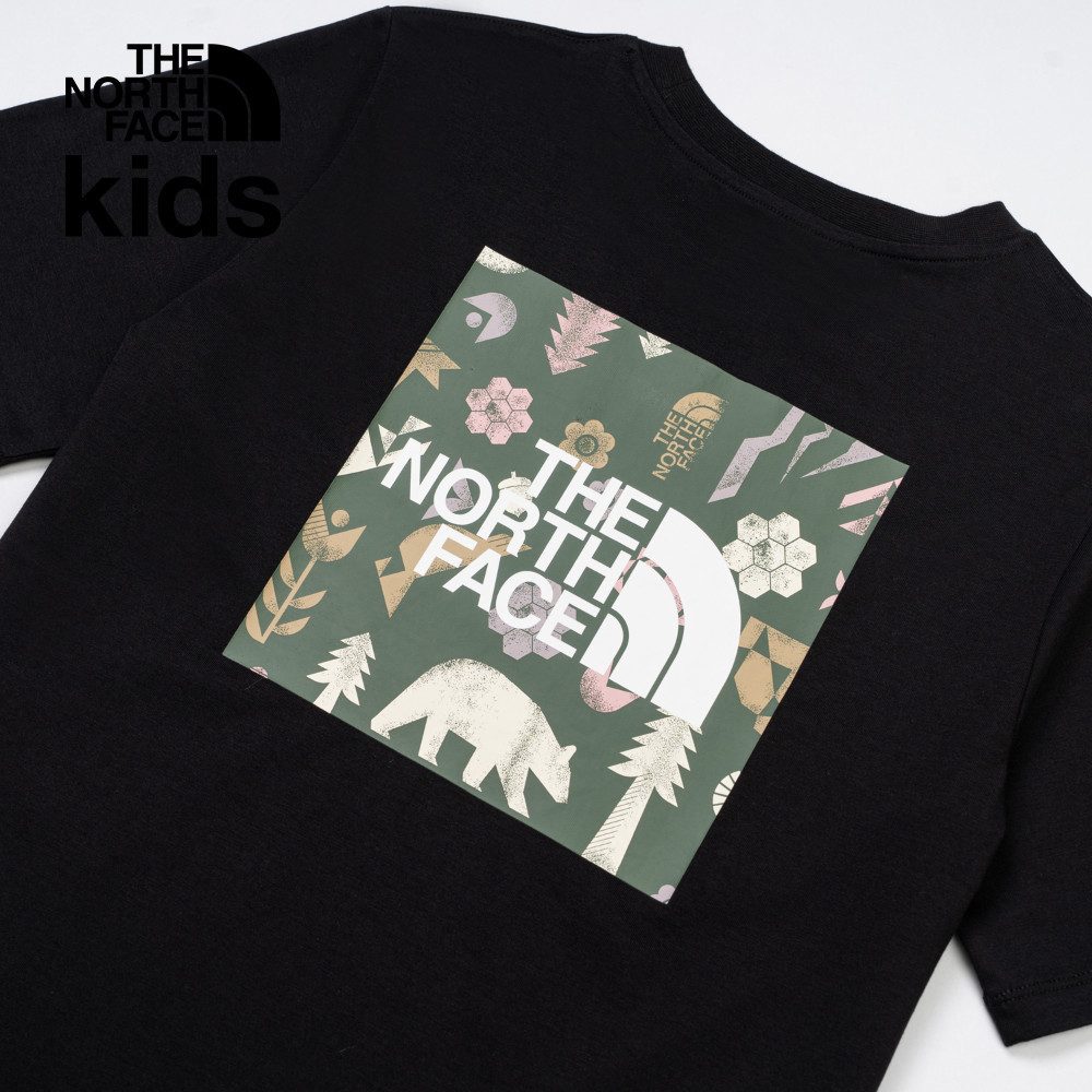 【10/27 12點限時搶購】The North Face北面兒童黑色吸濕排汗短袖T恤｜8DCUJK3