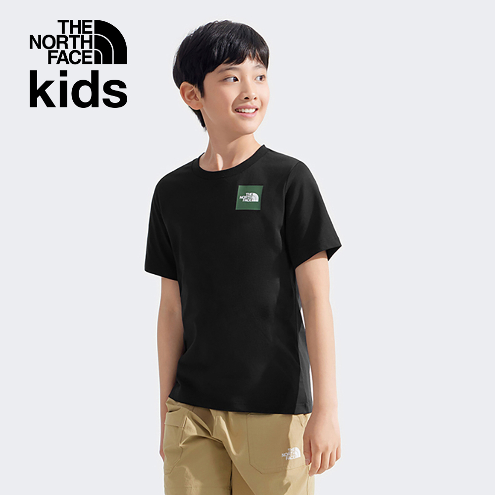 【10/27 12點限時搶購】The North Face北面兒童黑色吸濕排汗短袖T恤｜8DCUJK3