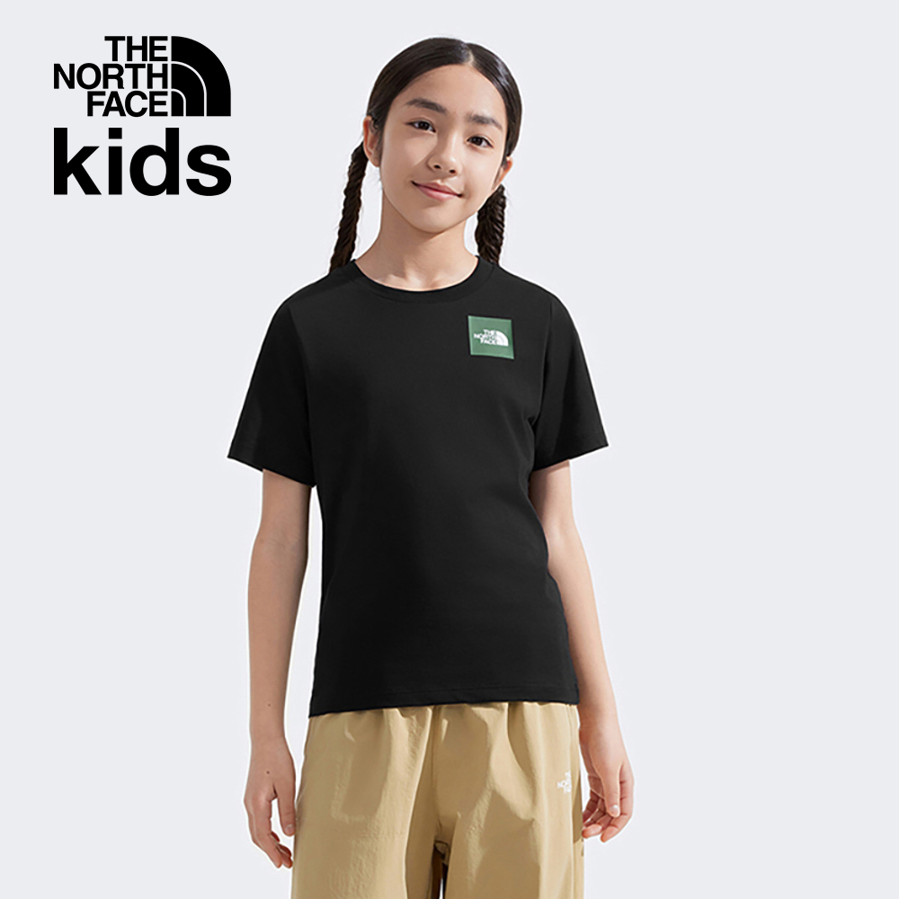 【10/27 12點限時搶購】The North Face北面兒童黑色吸濕排汗短袖T恤｜8DCUJK3