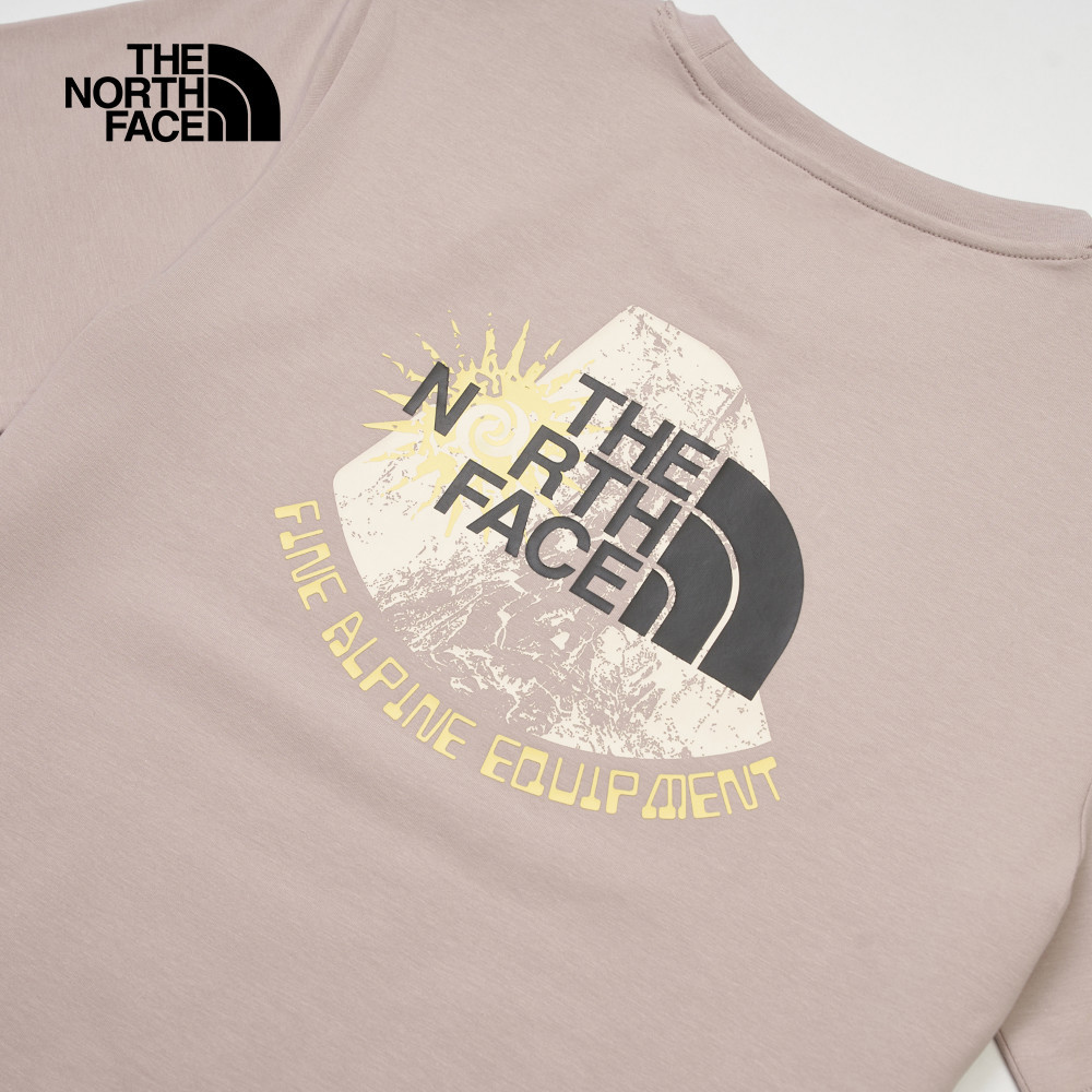 The North Face北面女款灰色吸濕排汗短袖T恤｜8D7N1OA