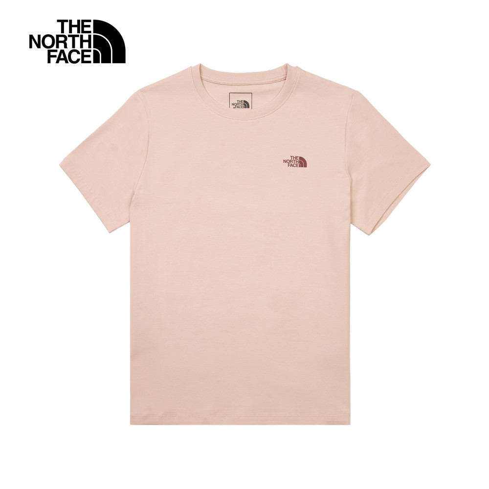 The North Face北面女款粉色吸濕排汗短袖T恤｜8D7NLK6