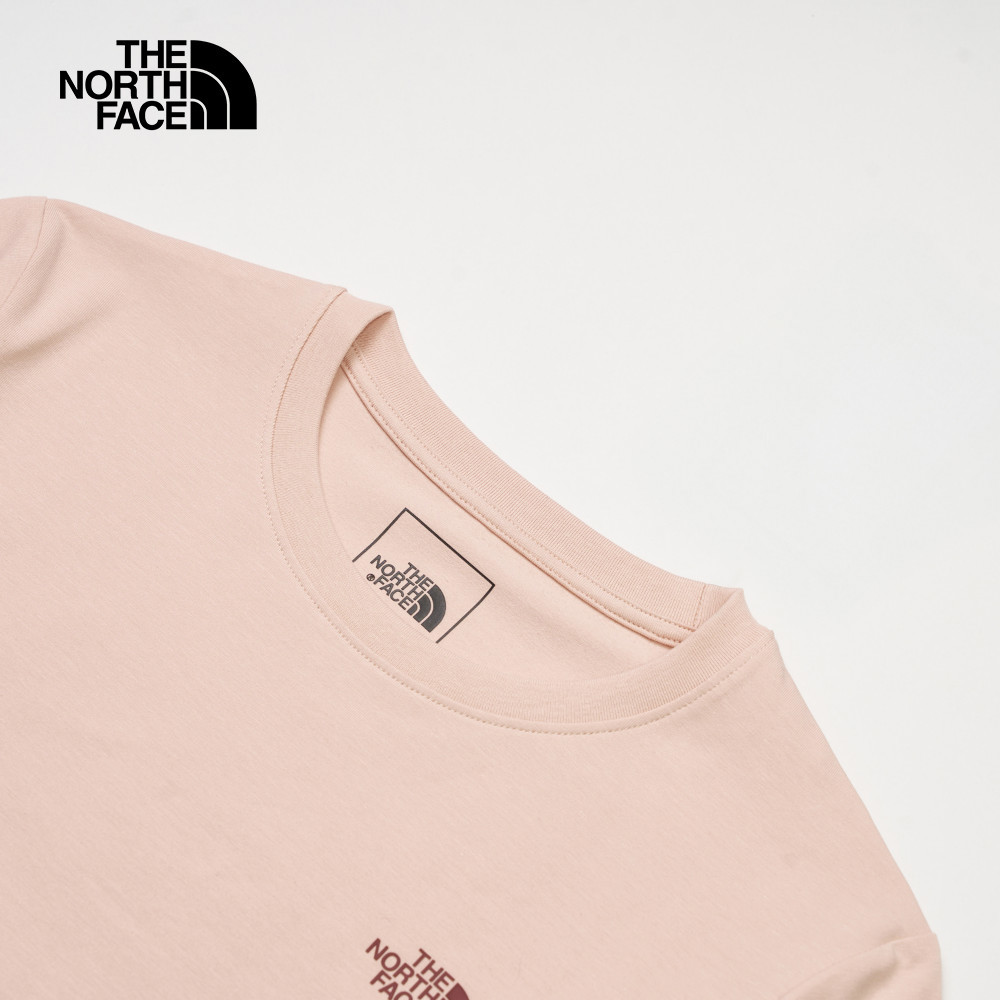 The North Face北面女款粉色吸濕排汗短袖T恤｜8D7NLK6