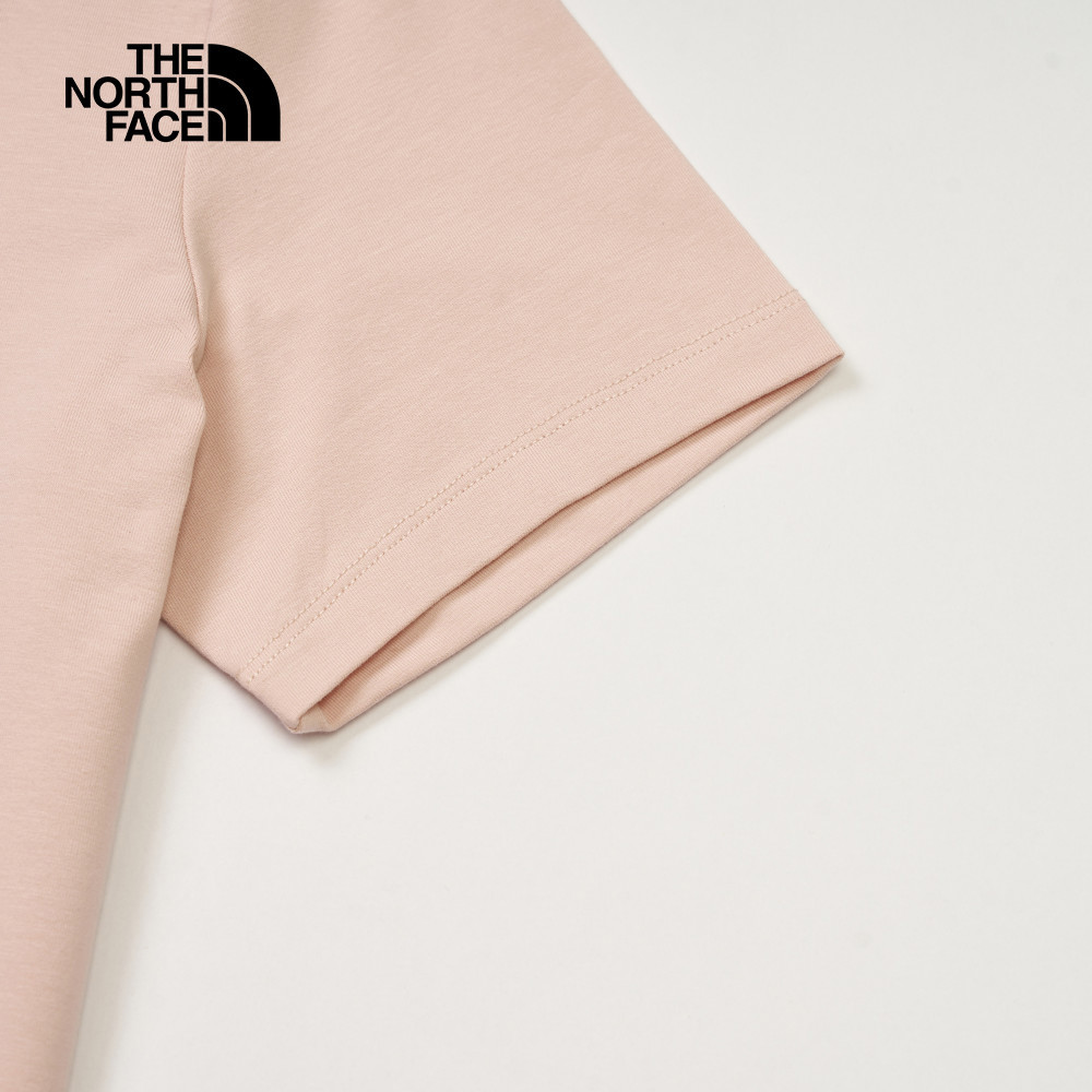 The North Face北面女款粉色吸濕排汗短袖T恤｜8D7NLK6