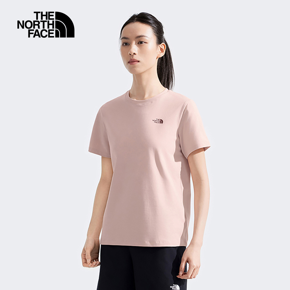 The North Face北面女款粉色吸濕排汗短袖T恤｜8D7NLK6