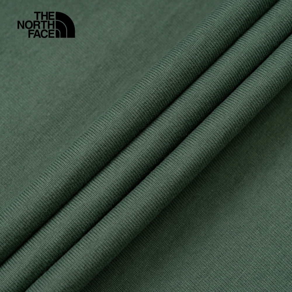 UE男款綠色純棉落肩設計舒適短袖T恤｜885RHCH