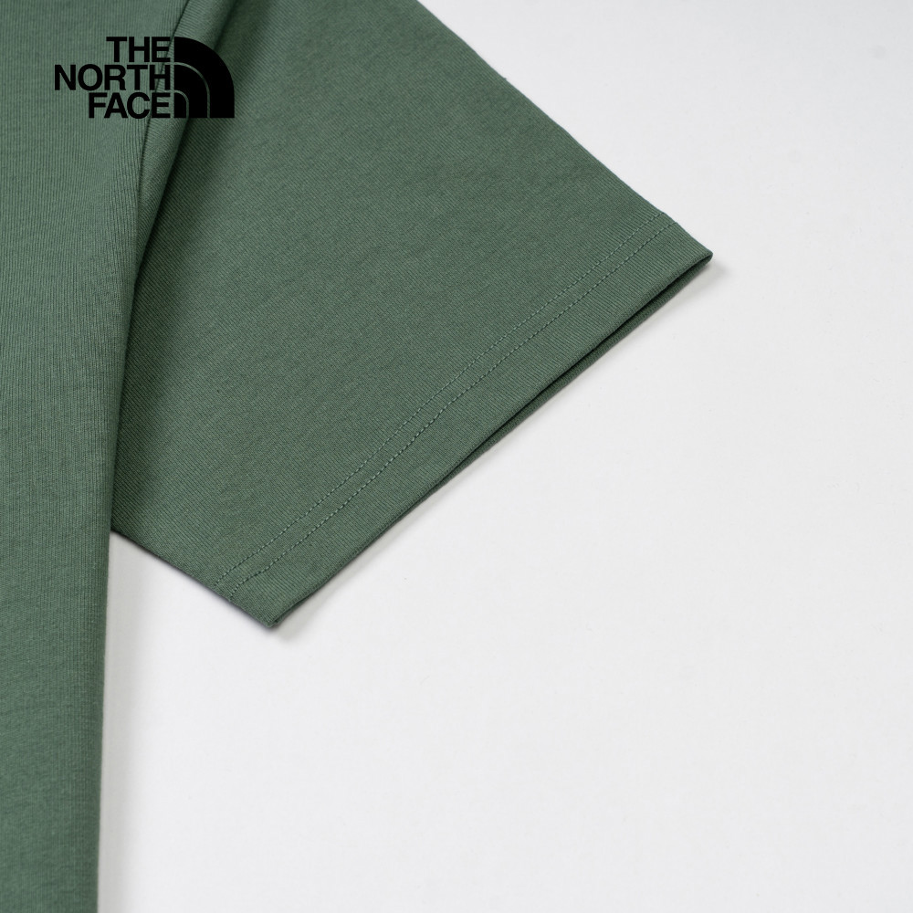 UE男款綠色純棉落肩設計舒適短袖T恤｜885RHCH