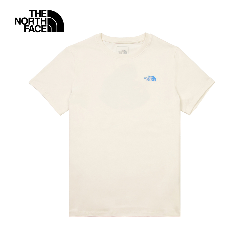 【10/27 00點限時搶購】The North Face北面女款米白色吸濕排汗短袖T恤｜8D7NQLI