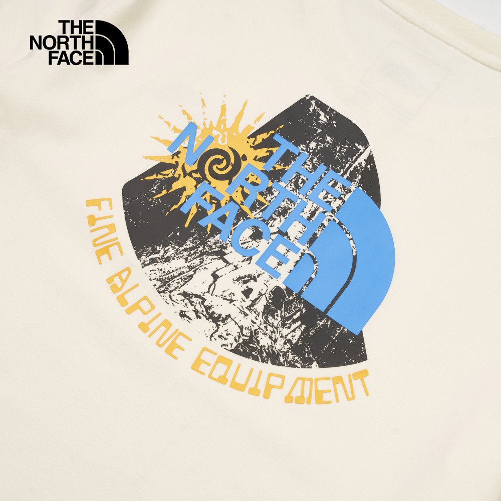 【10/27 00點限時搶購】The North Face北面女款米白色吸濕排汗短袖T恤｜8D7NQLI