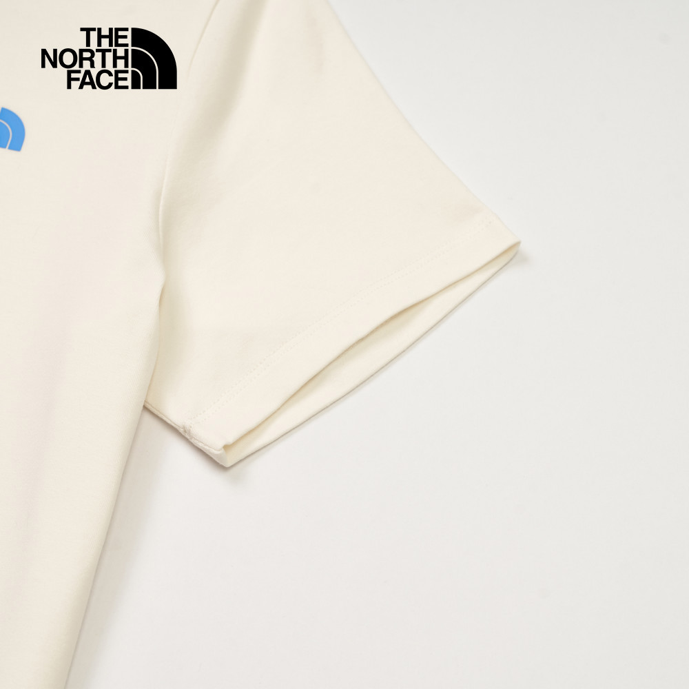 【10/27 00點限時搶購】The North Face北面女款米白色吸濕排汗短袖T恤｜8D7NQLI