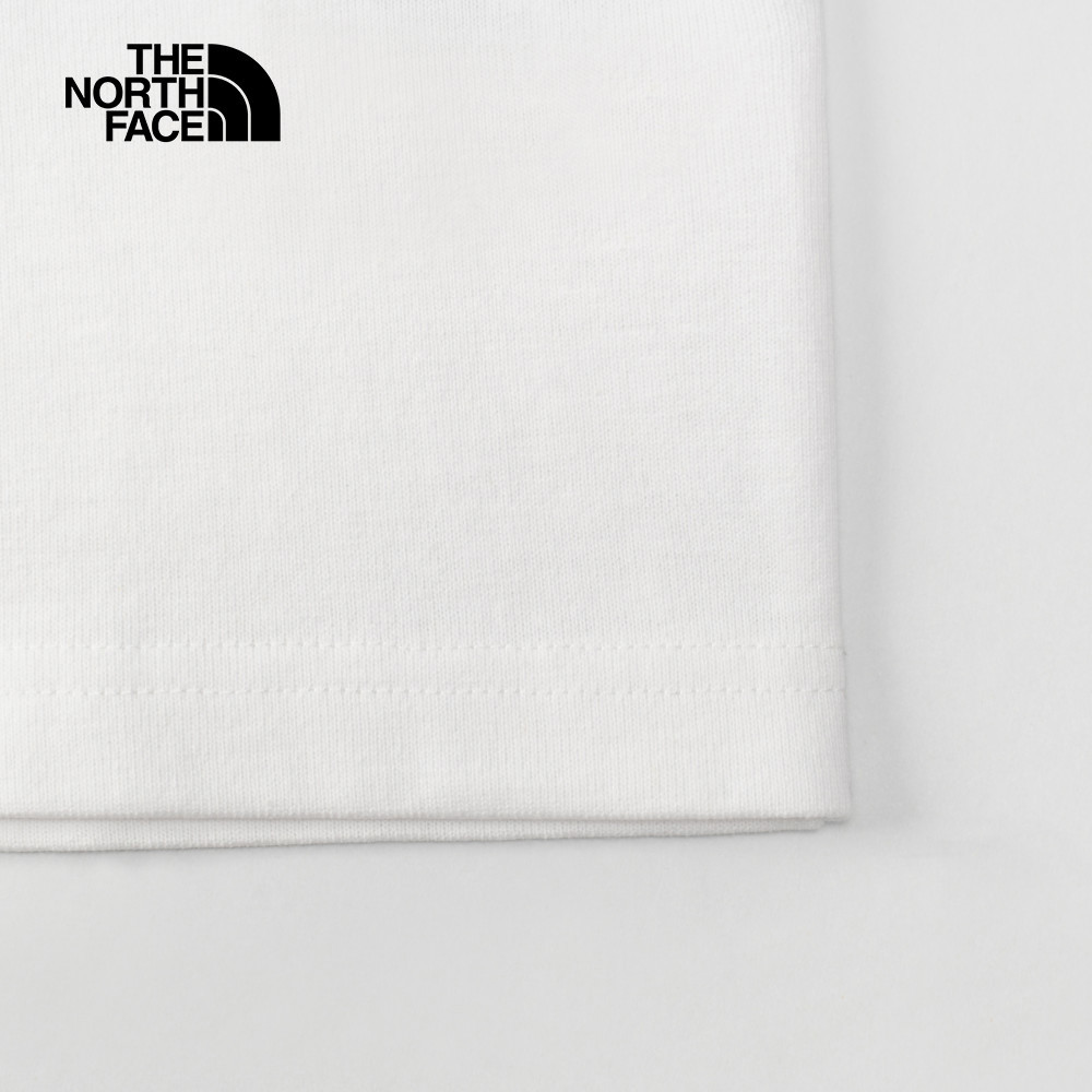 UE男款白色純棉大尺寸印花舒適短袖T恤｜8BU2FN4