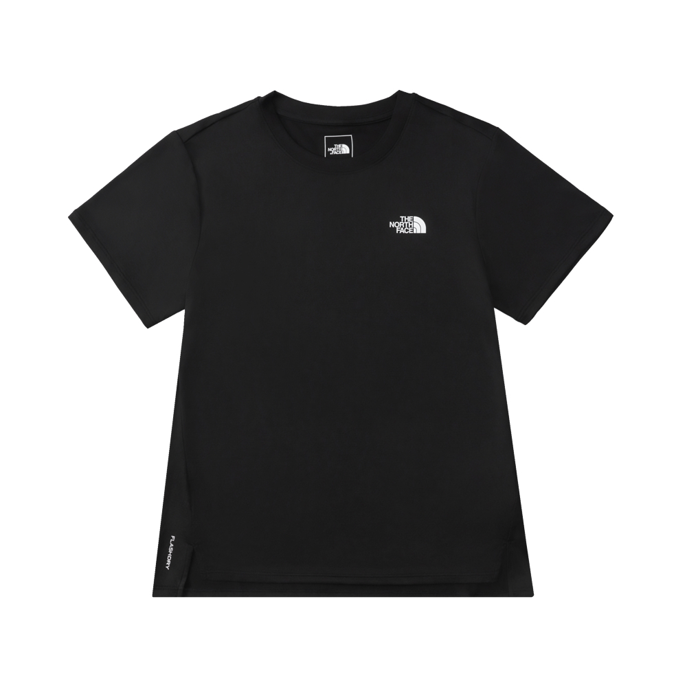 The North Face北面女款黑色吸濕排汗短袖T恤｜8DFJJK3