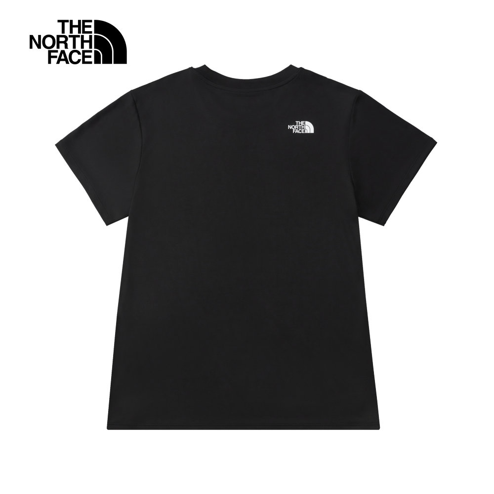 The North Face北面女款黑色吸濕排汗短袖T恤｜8DFJJK3