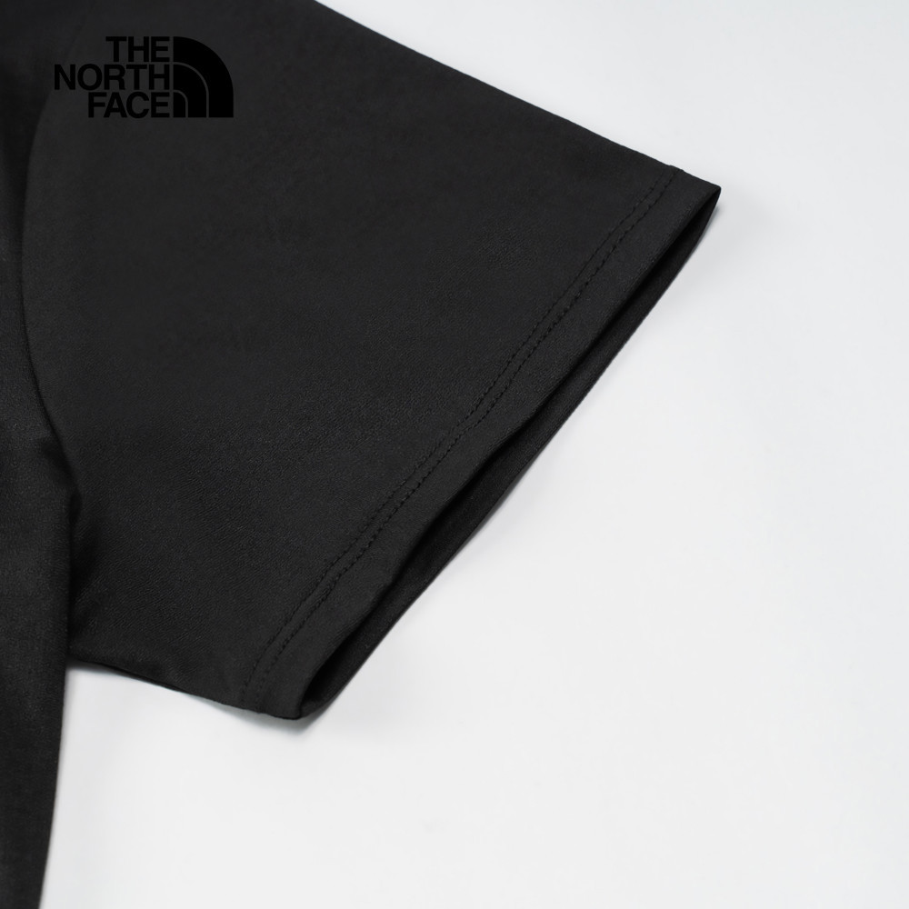 The North Face北面女款黑色吸濕排汗短袖T恤｜8DFJJK3