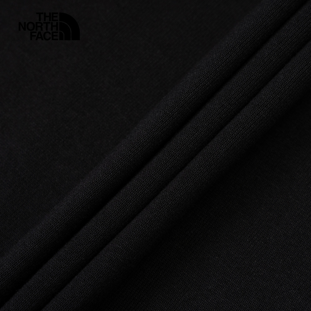 UE男款黑色純棉大尺寸印花舒適短袖T恤｜8BU2JK3