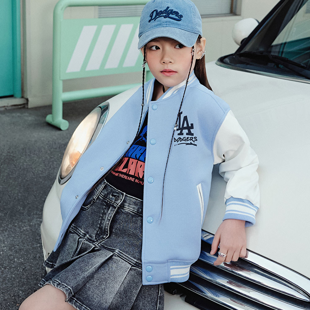 MLB Korea MLB KIDS棒球外套 Varsity系列 洛杉磯道奇隊 (7AJPV0251-07SBS)