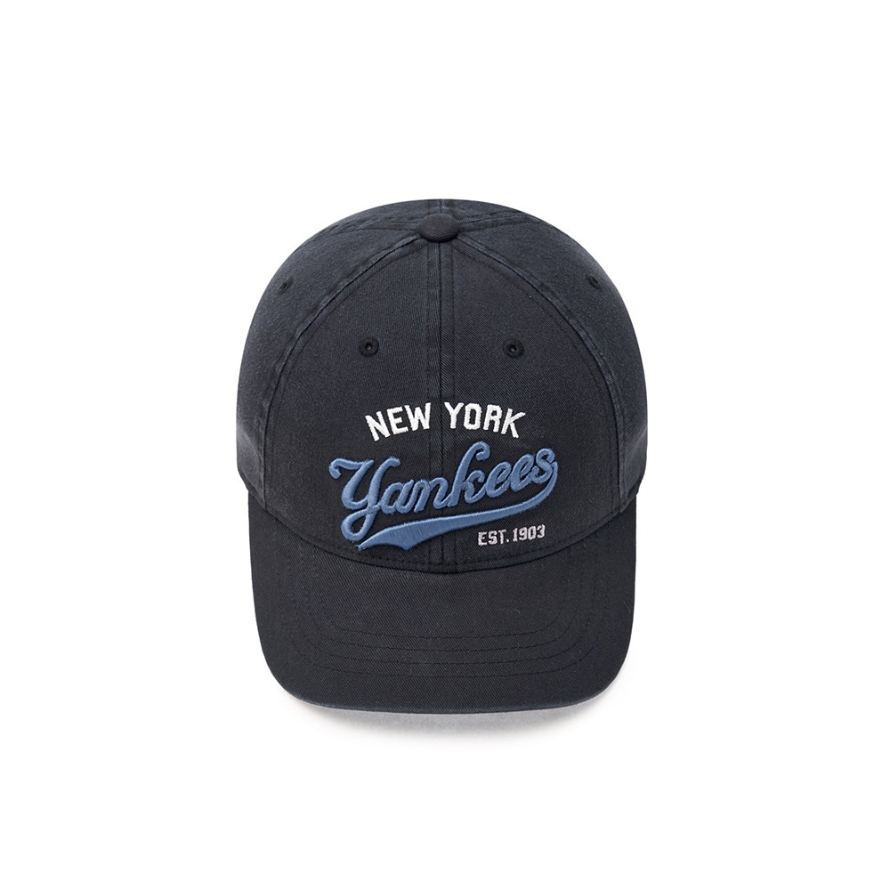 MLB KIDS 軟頂可調式棒球帽 童帽 紐約洋基隊 (7ACPVT15N-50CCS)