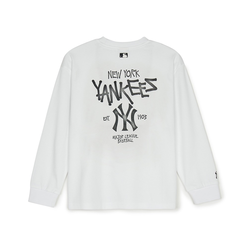 MLB KIDS 長袖T恤 童裝 紐約洋基隊 (7ATSB0151-50WHS)