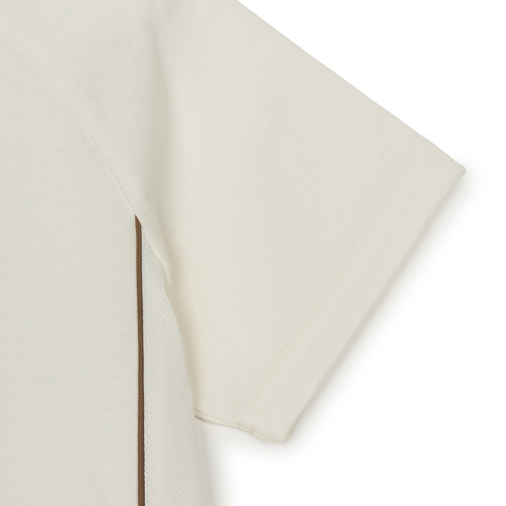 MLB KIDS 涼感速乾短袖T恤 童裝 Monogram系列 波士頓紅襪隊 (7ATSM0553-43CRS)