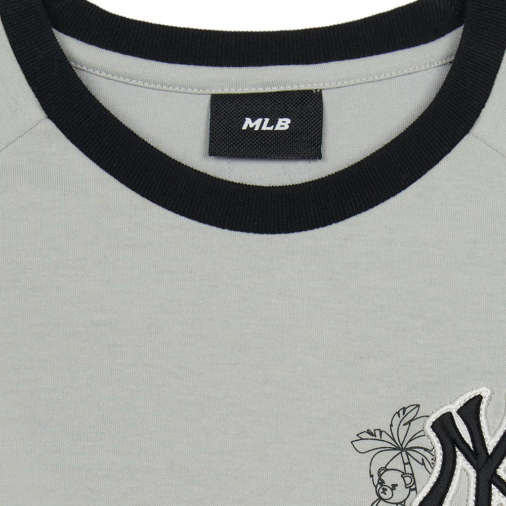 MLB KIDS 涼感速乾短袖T恤 童裝 Monogram系列 紐約洋基隊 (7ATSM0553-50GRL)