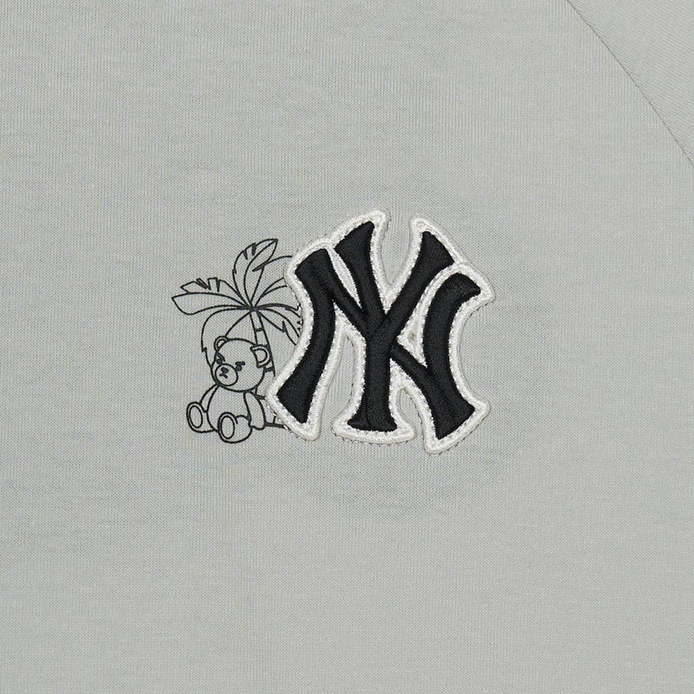 MLB KIDS 涼感速乾短袖T恤 童裝 Monogram系列 紐約洋基隊 (7ATSM0553-50GRL)