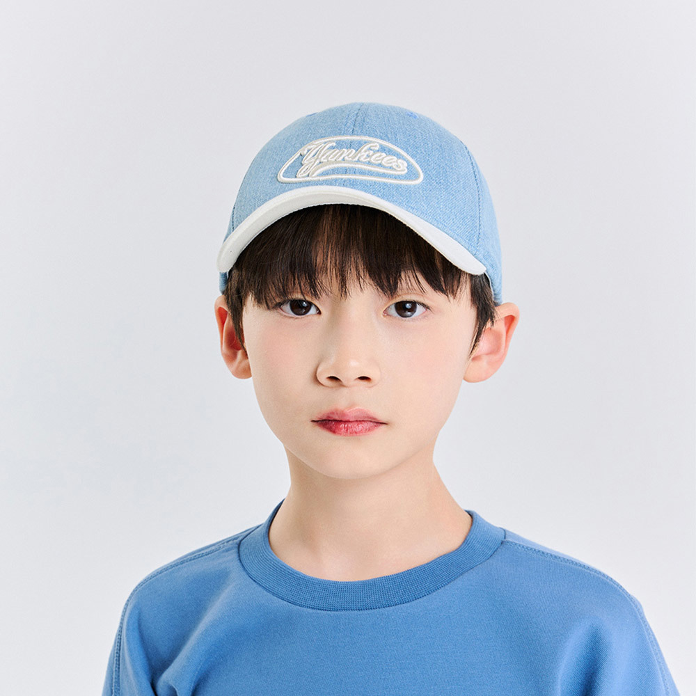 MLB KIDS 可調式棒球帽 童帽 Varsity系列 紐約洋基隊 (7ACPV015N-50CRD)