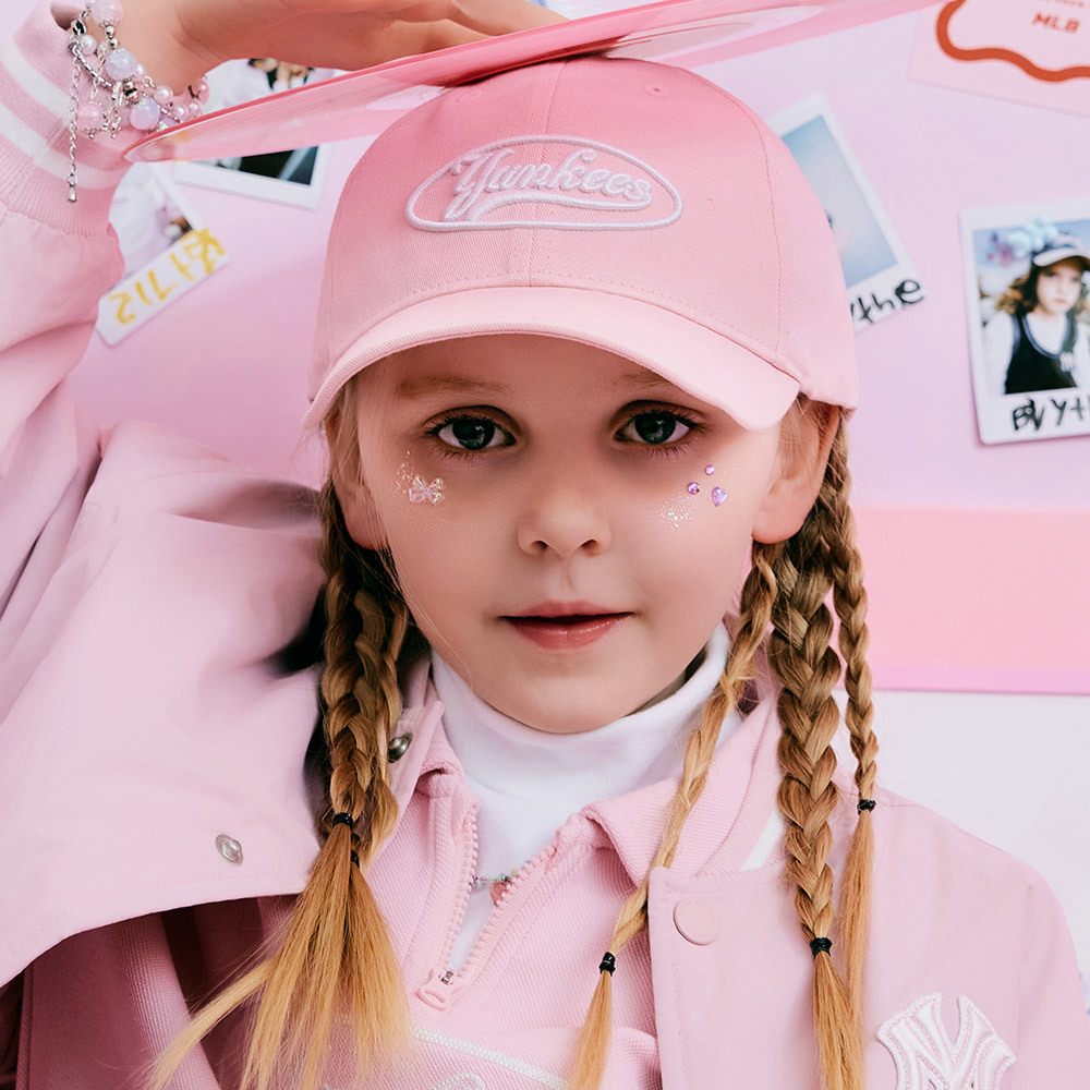 MLB KIDS 可調式棒球帽 童帽 Varsity系列 紐約洋基隊 (7ACPV015N-50PKL)