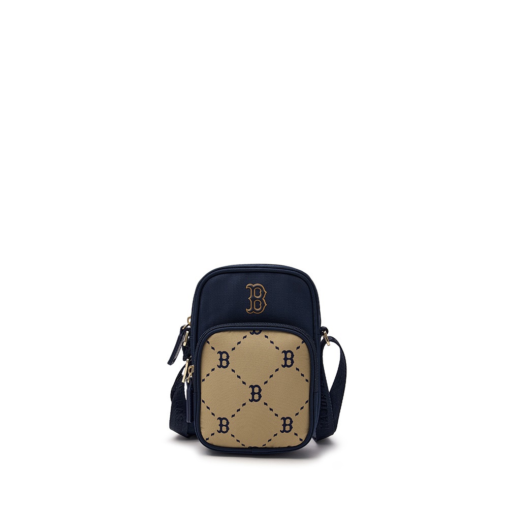 MLB KIDS 迷你托特包 斜背包 兒童包包 Monogram系列 波士頓紅襪隊 (7ACRMD2