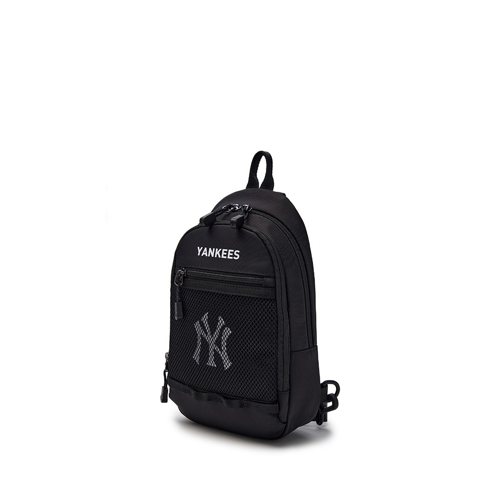 MLB KIDS 斜背包 肩背包 兒童包包 紐約洋基隊 (7ASGB045N-50BKS)