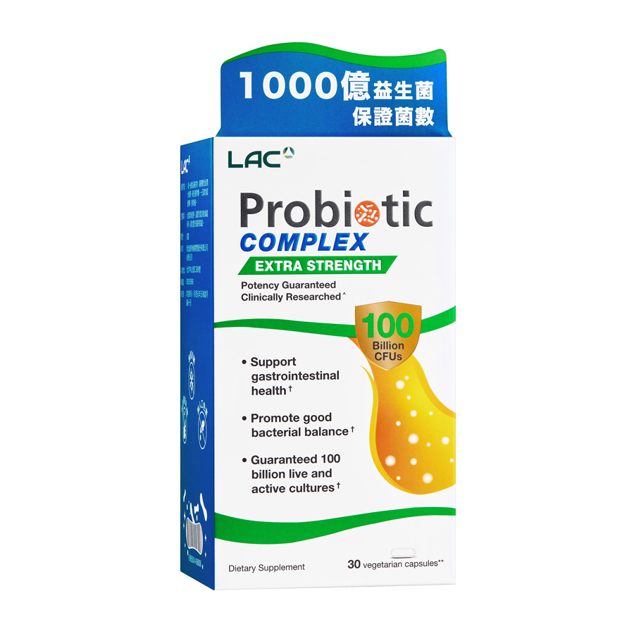 【LAC】益菌群100B膠囊食品30顆/盒-品牌會員專屬