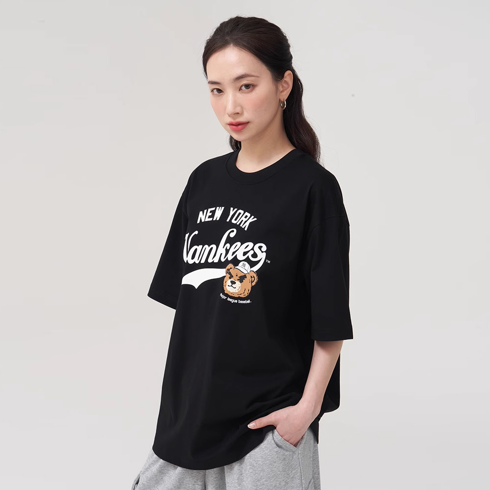 MLB 速乾短袖T恤 Mega Bear 紐約洋基隊 (3ATSE0253-50BKS)