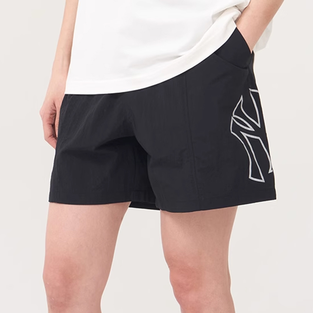 MLB 抗UV 尼龍休閒短褲 紐約洋基隊 (3ASMB0753-50BKS)