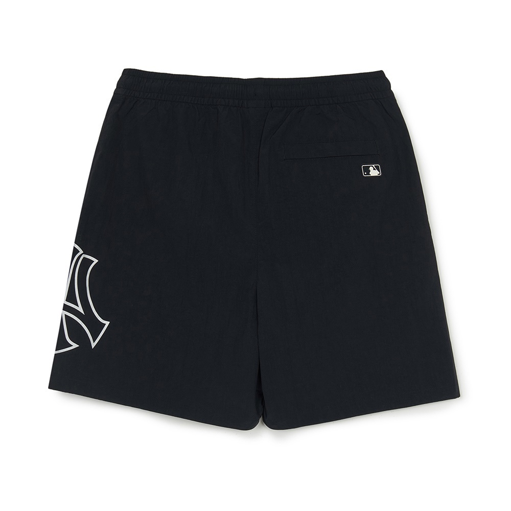 MLB 抗UV 尼龍休閒短褲 紐約洋基隊 (3ASMB0753-50BKS)
