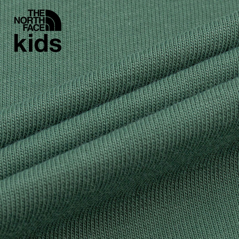 【10/27 00點限時搶購】The North Face北面兒童綠色純棉趣味印花短袖T恤｜8DCSHCH