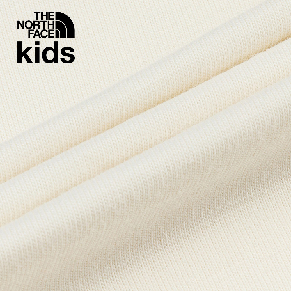 The North Face北面兒童米白色純棉趣味印花短袖T恤｜8DCSQLI