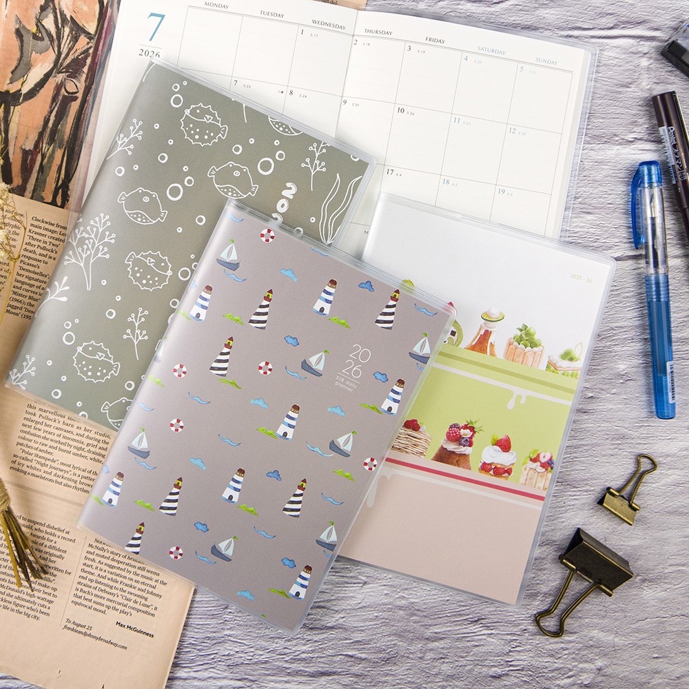 綠的事務conifer 2026年 跨年月計畫 32K-心境/小遠航/遊園記/甜點