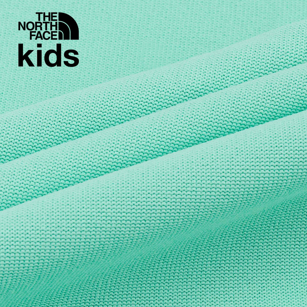 【10/25 12點週末限定】The North Face北面兒童綠色吸濕排汗短袖T恤｜8DCT6EI