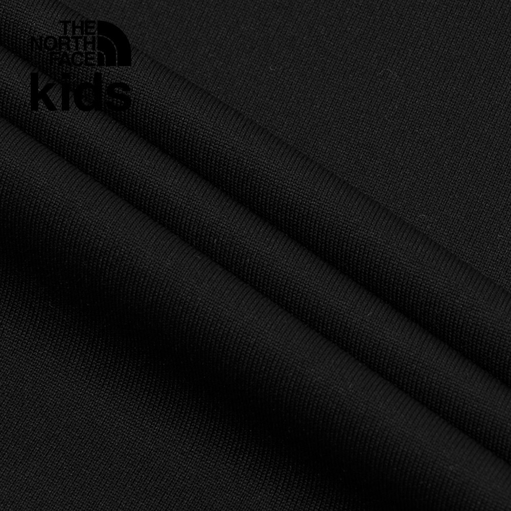 The North Face北面兒童黑色吸濕排汗短袖T恤｜8DCTJK3