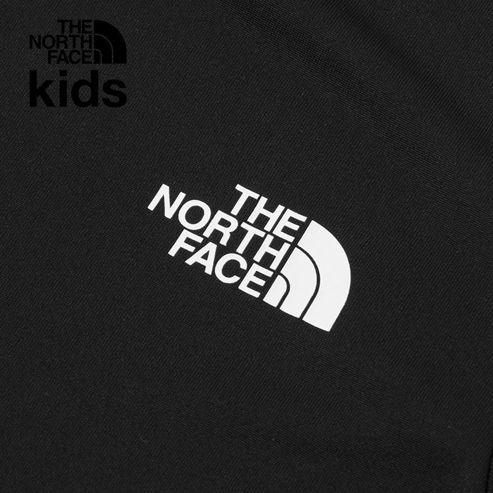The North Face北面兒童黑色吸濕排汗短袖T恤｜8DCTJK3