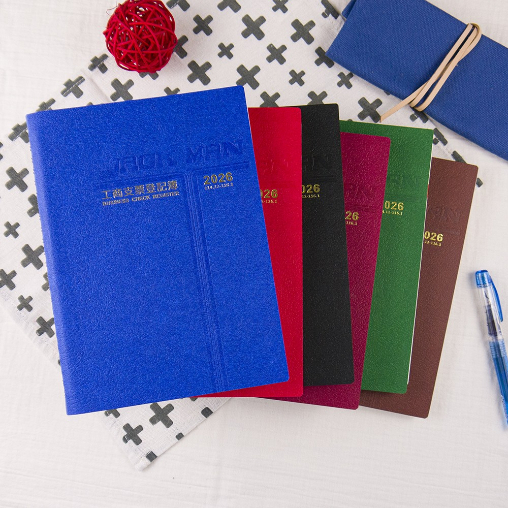 綠的事務conifer 2026年 活頁支票登記簿 25K-棗/藍/紅/咖/黑/綠