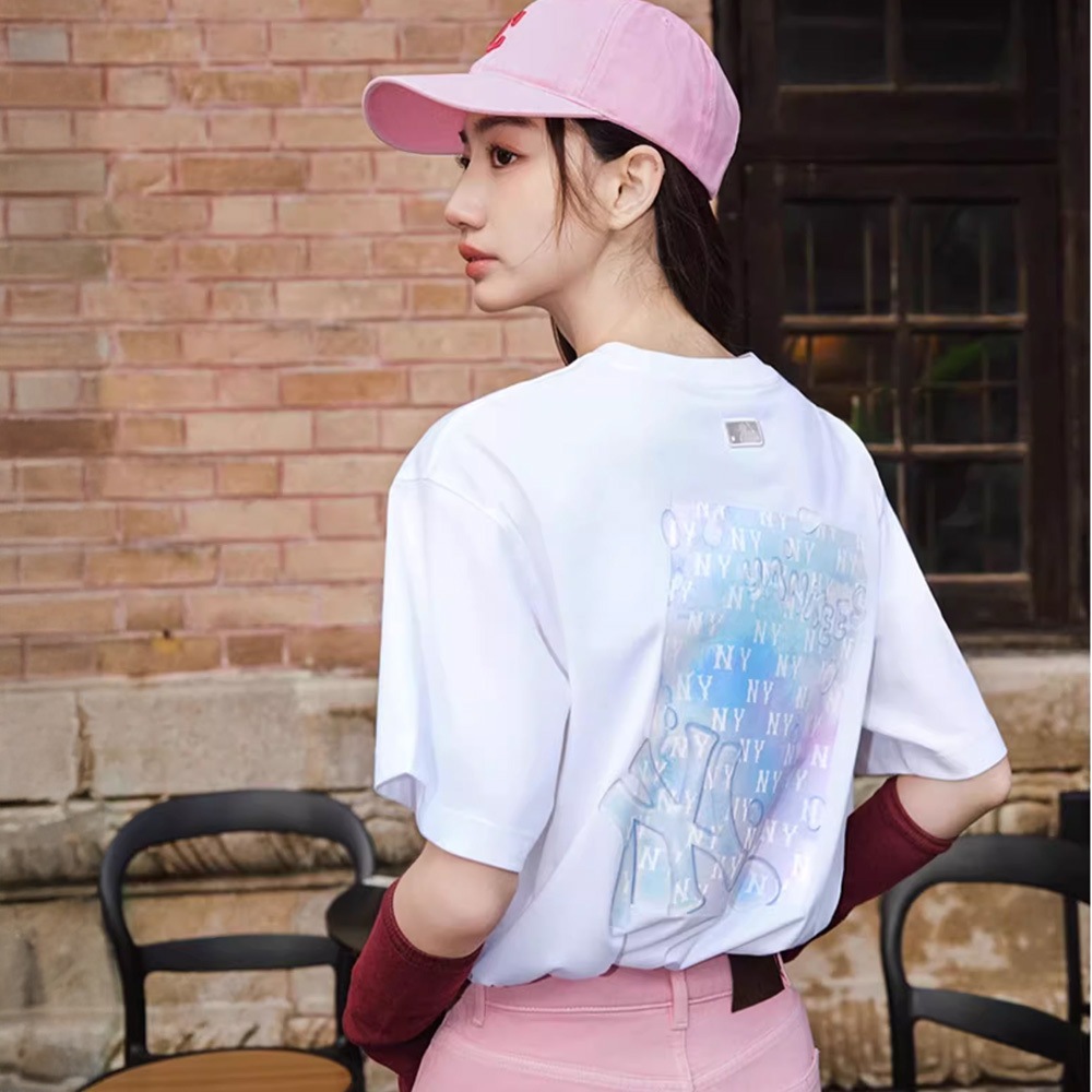 MLB 涼感 短袖T恤 Summer Graphics 紐約洋基隊 (3ATSX0153-50WHS)