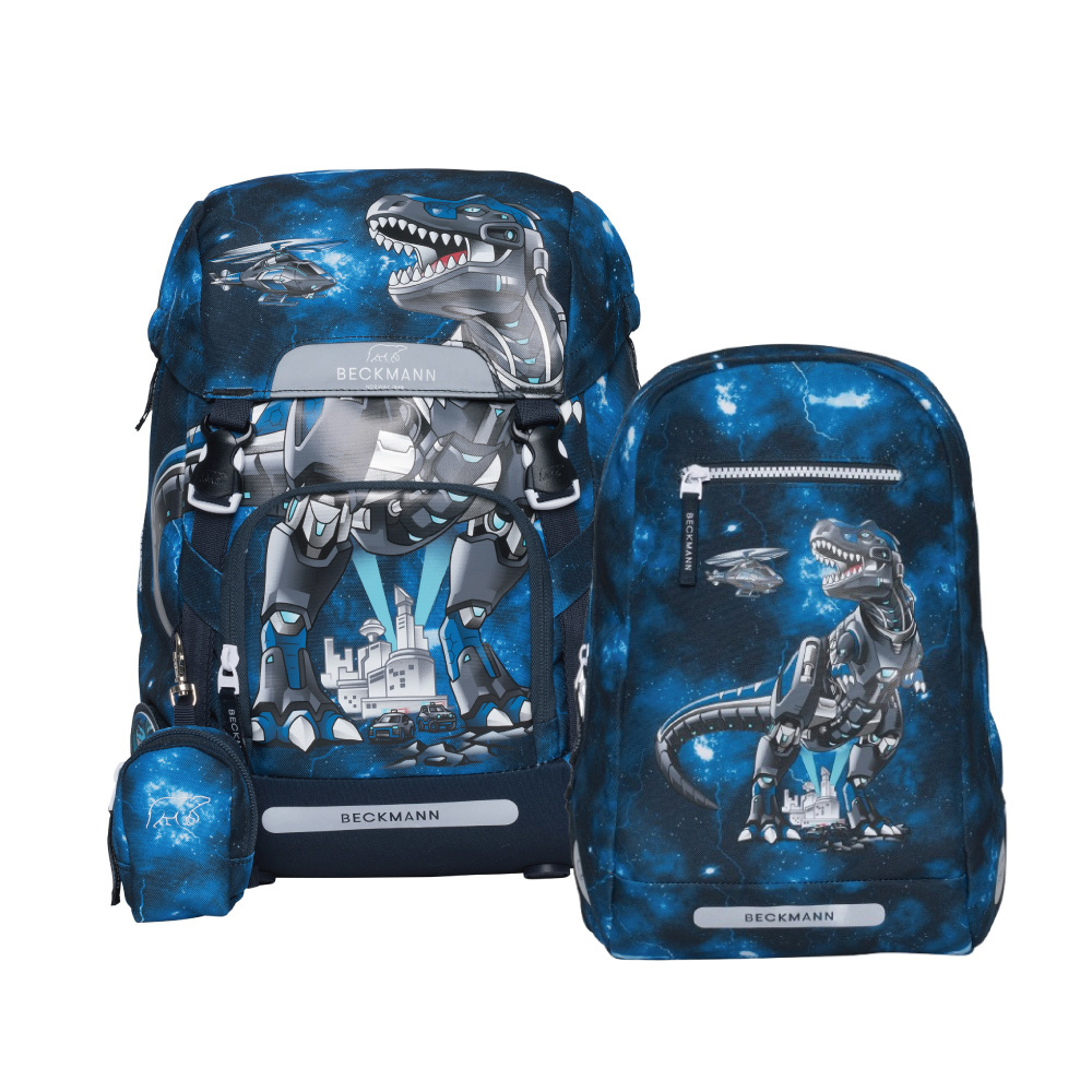 Classic 22L 兒童護脊書包+Gym 12L輕便後背包 - 變形暴龍