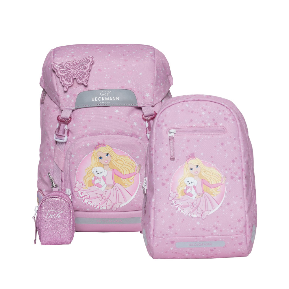 Classic 22L 兒童護脊書包+Gym 12L輕便後背包 - 蝴蝶公主